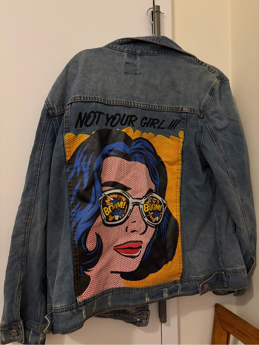 Boom boom jeans not your girl Jean jacket